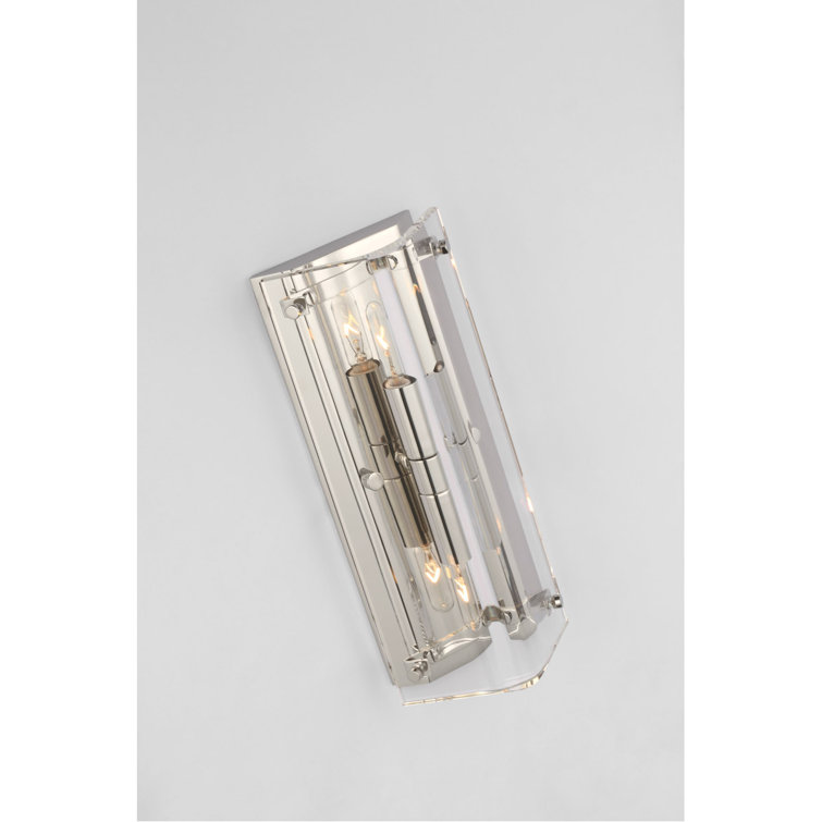 Visual Comfort Clayton 2 Light Flush Mounted Sconce by AERIN